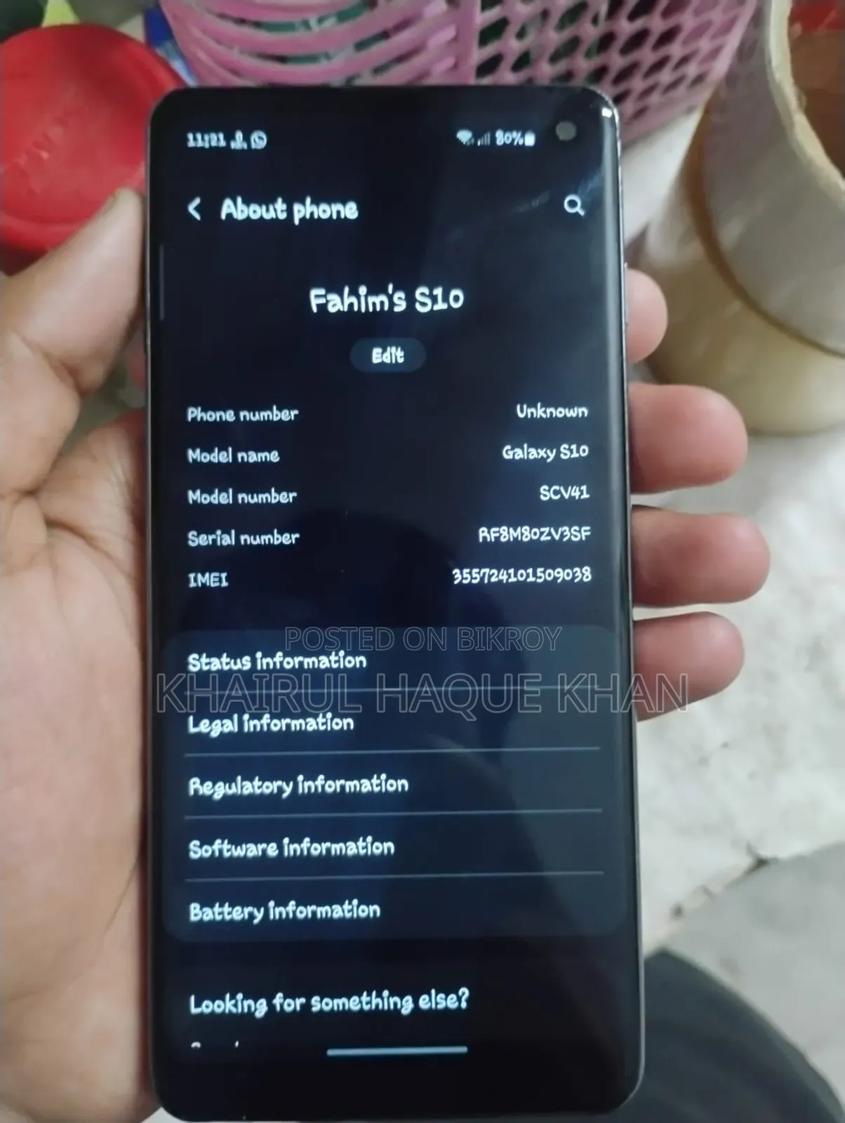Samsung Galaxy S10 128 GB White
