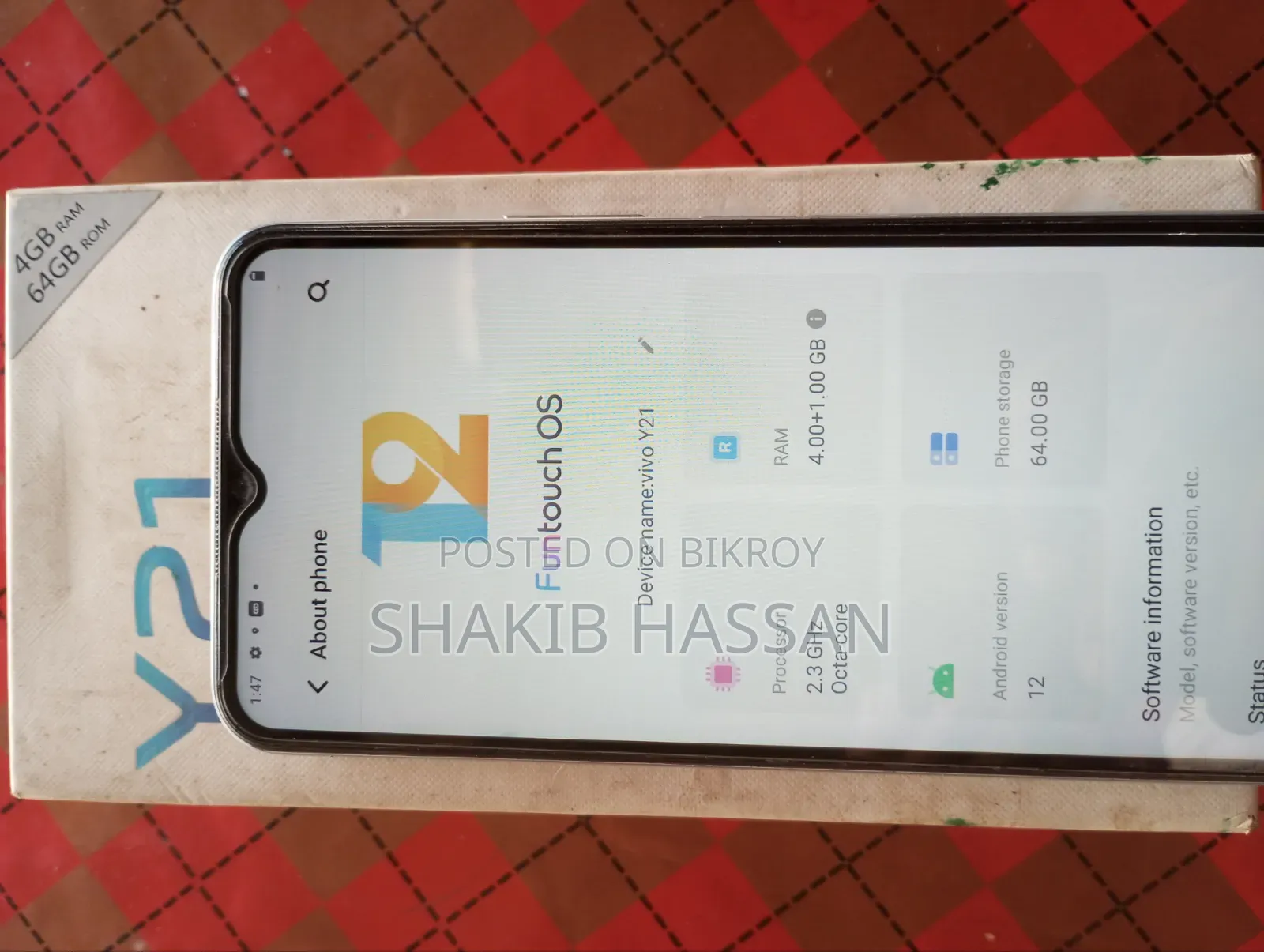 Vivo Y21 64 GB White