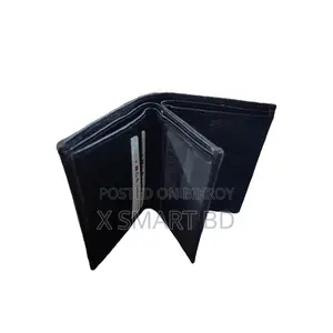 Leather Wallet for Men Black