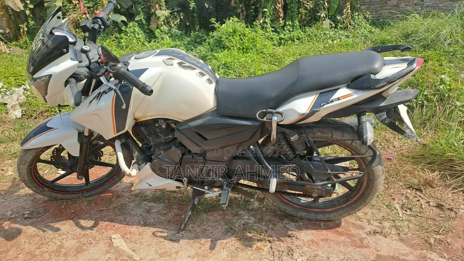 TVS Apache RTR 160 2V 2016 সবুজ