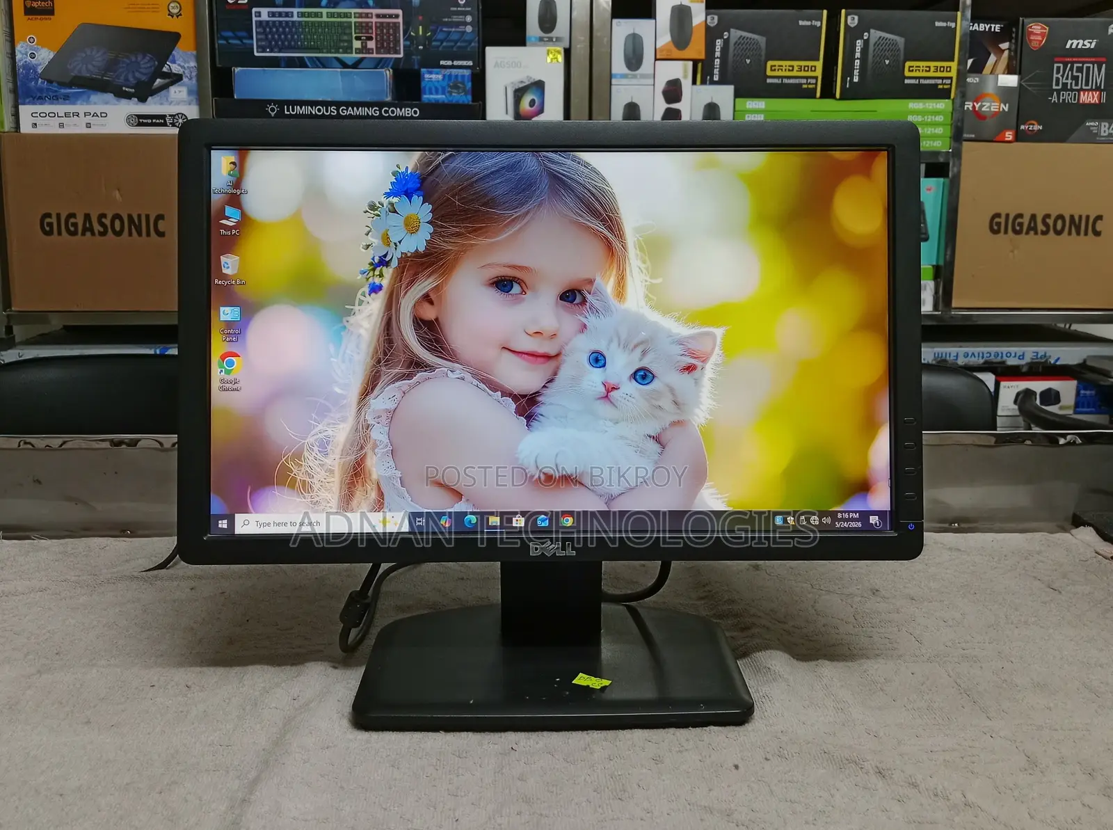 Dell E1912h – 19" HD Wide Screen LED Monitor Full Fresh