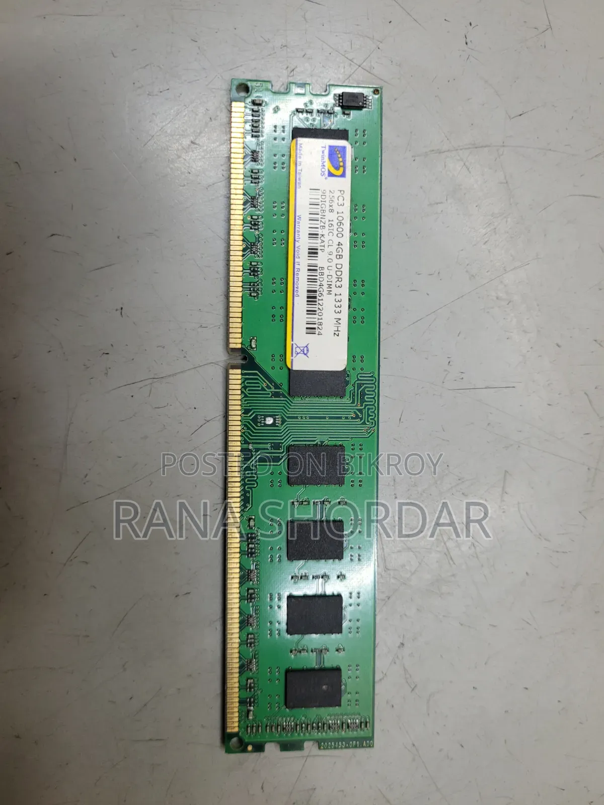 Teammos 4GB DDR3 RAM