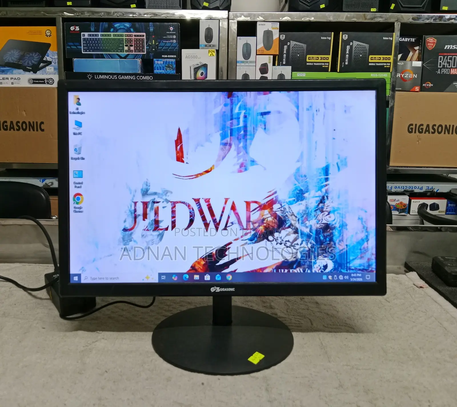 Gigasonic Rb-G19s-300c – 19′′ Hd Led Monitor - Full Fresh Condition