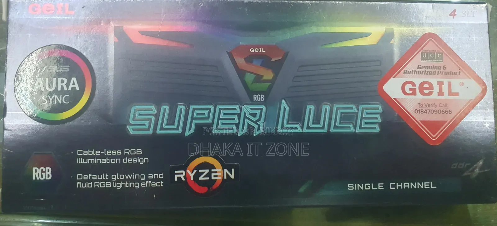 Geil Super Luce 16gb Ddr4 3200mhz RGB Sync Ram