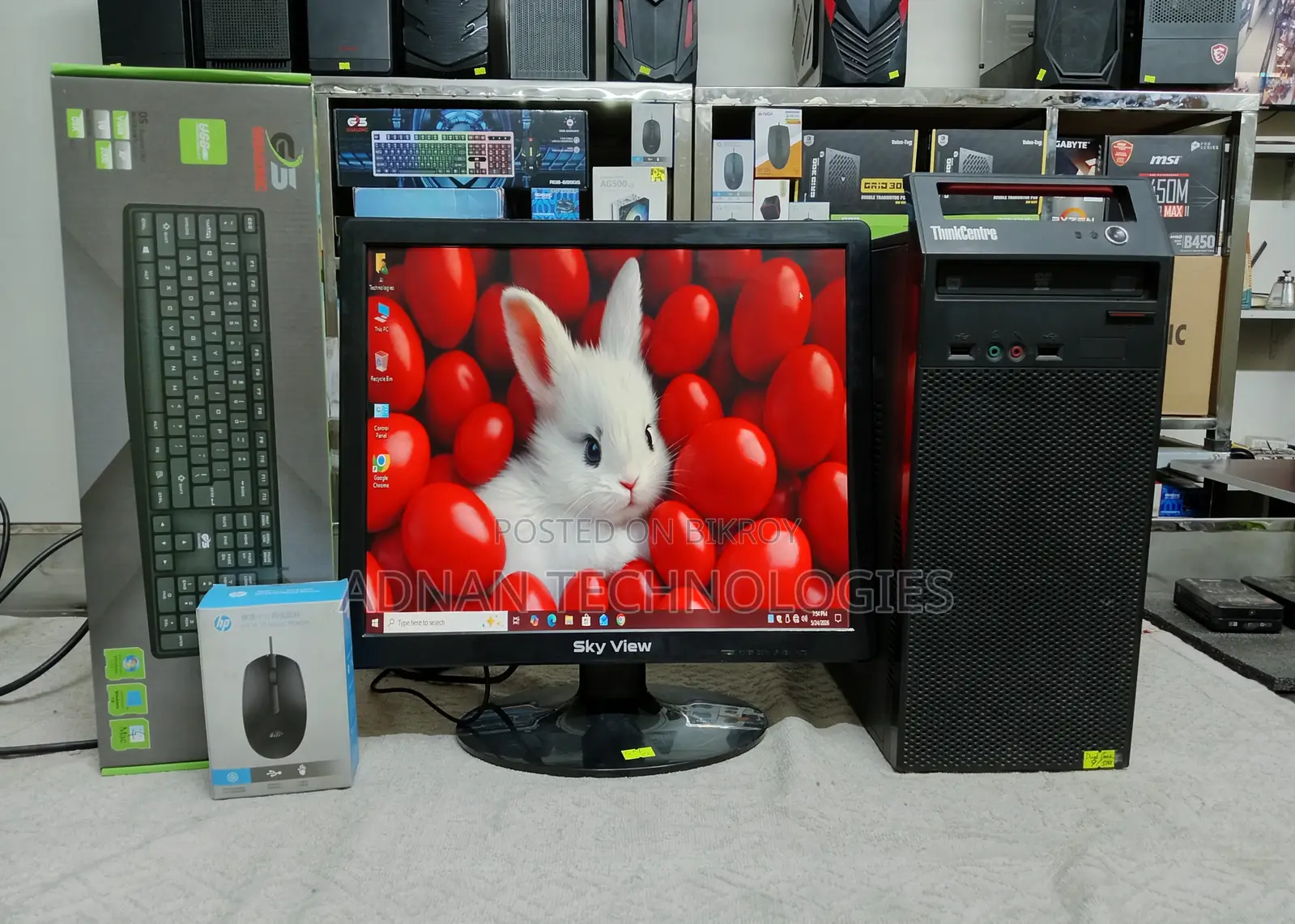 Desktop Computer Lenovo ThinkCentre 22 4GB Intel Core 2 Duo HDD 500GB