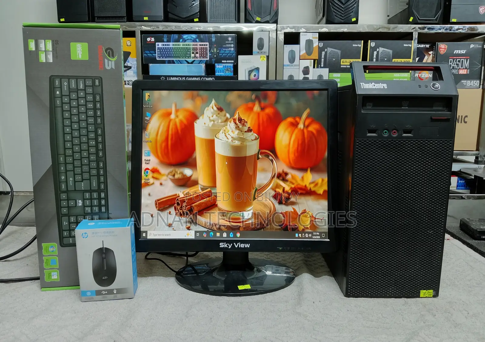 Desktop Computer Lenovo ThinkCentre 22 4GB Intel Core 2 Duo HDD 500GB