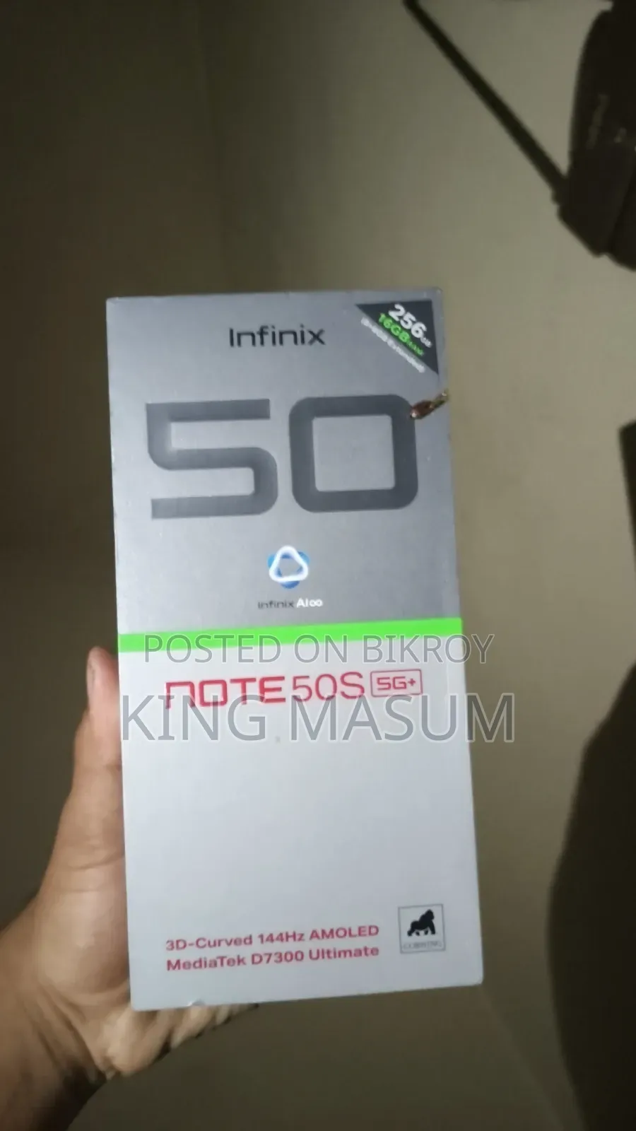 New Infinix Note 50 Pro 256 GB Gold