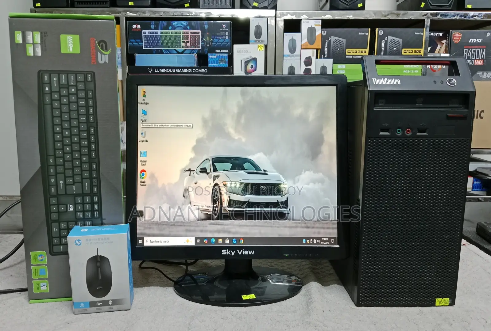 Desktop Computer Lenovo ThinkCentre 22 4GB Intel Core 2 Duo HDD 500GB