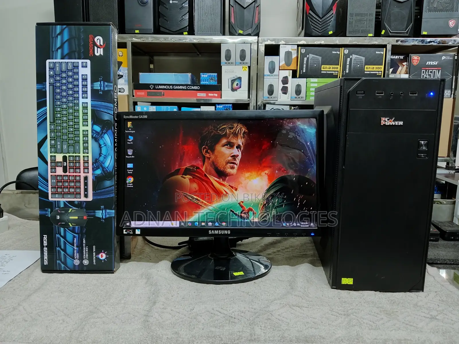 Desktop Computer 8GB Intel Core I5 SSD 128GB