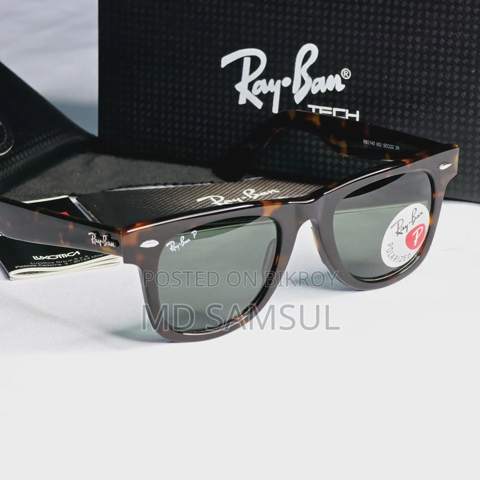 Rayban Wayfarer 2140 Sunglass for Man