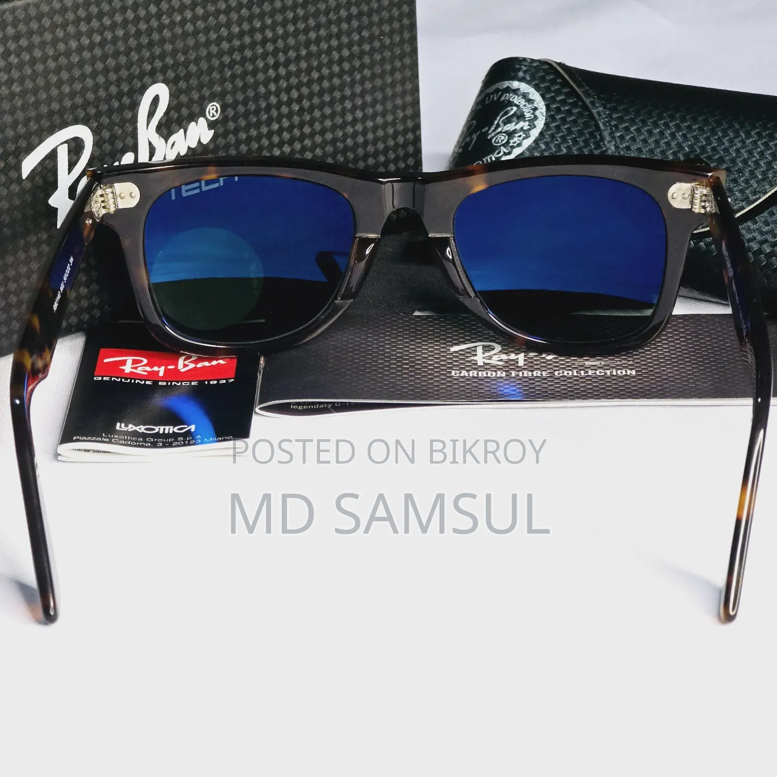 Rayban Wayfarer 2140 Sunglass for Man