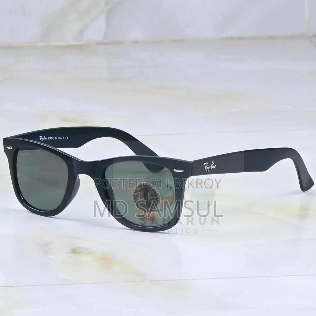 2140 Wayfarer Glass Lens Sunglass for Man