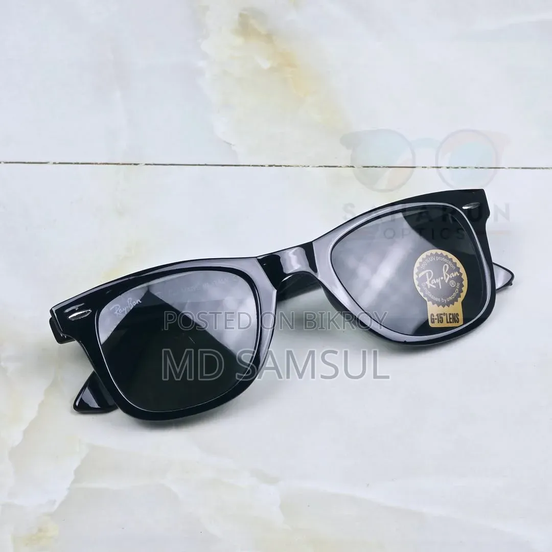 2140 Wayfarer Glass Lens Sunglass for Man