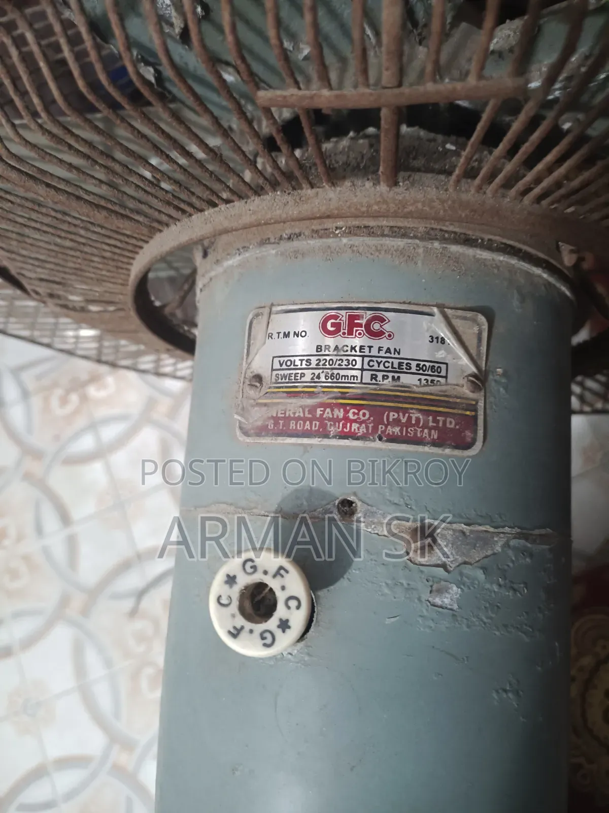 Gfc Stand Fan