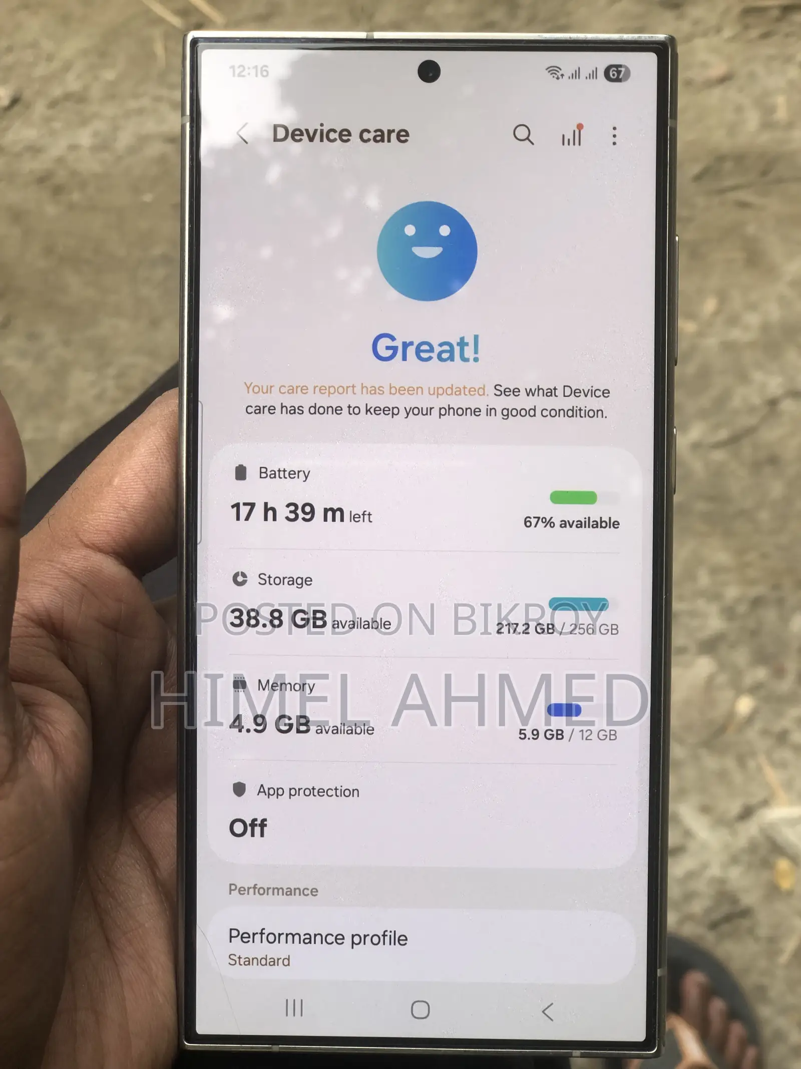 Samsung Galaxy S24 Ultra 256 GB Gray
