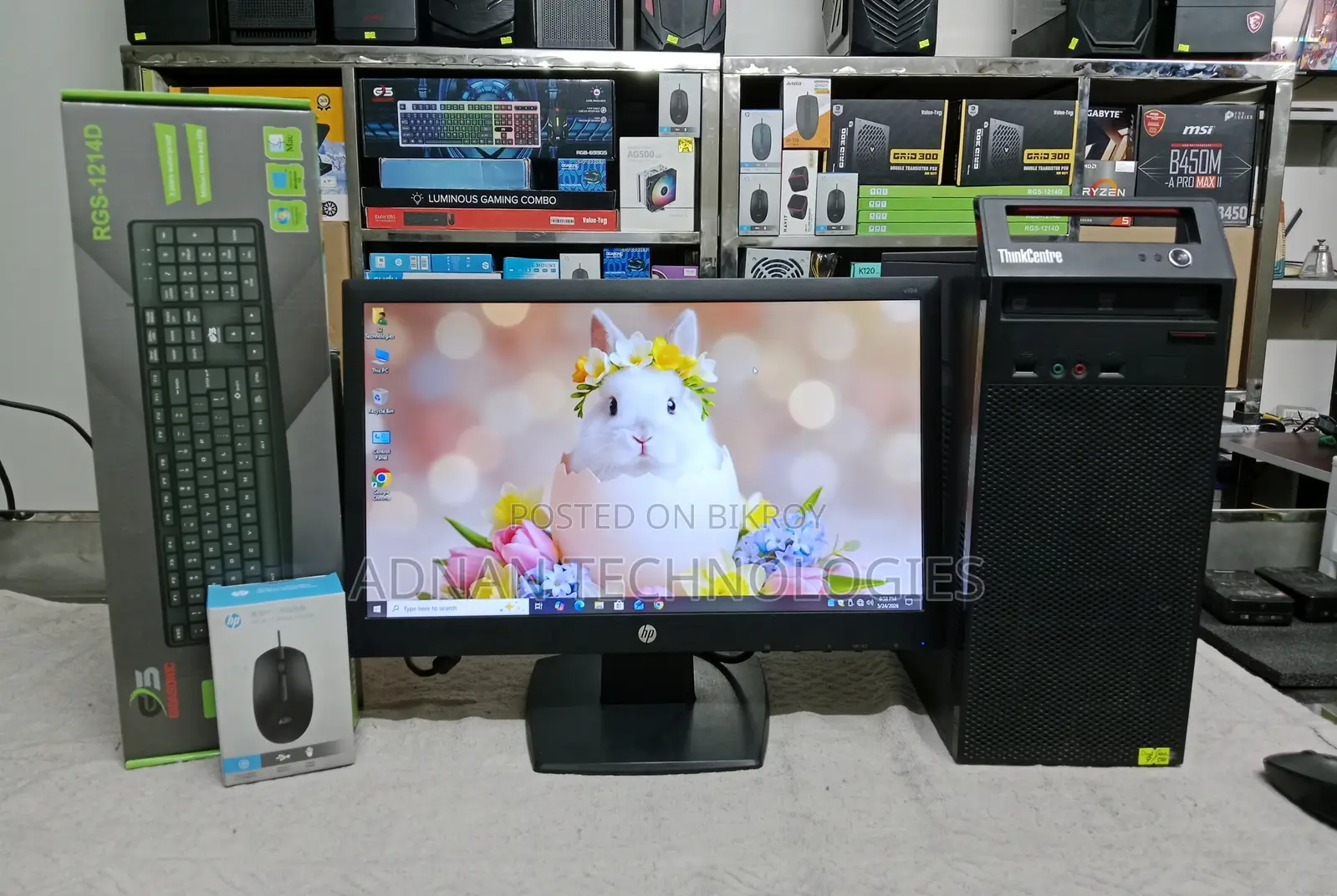 Desktop Computer Lenovo ThinkCentre 22 4GB Intel Core 2 Duo HDD 500GB
