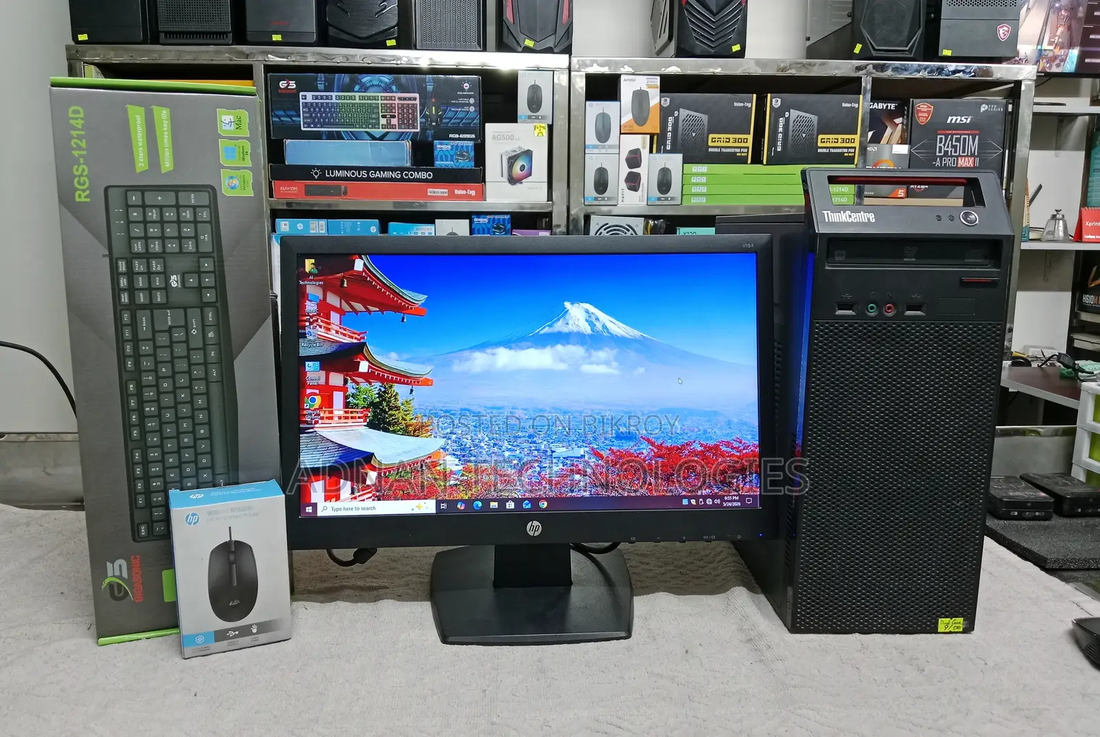Desktop Computer Lenovo ThinkCentre 22 4GB Intel Core 2 Duo HDD 500GB