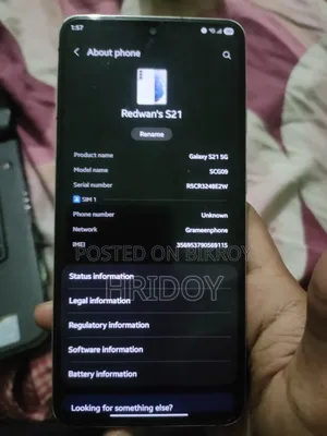 Samsung Galaxy S21 5G 256 GB White