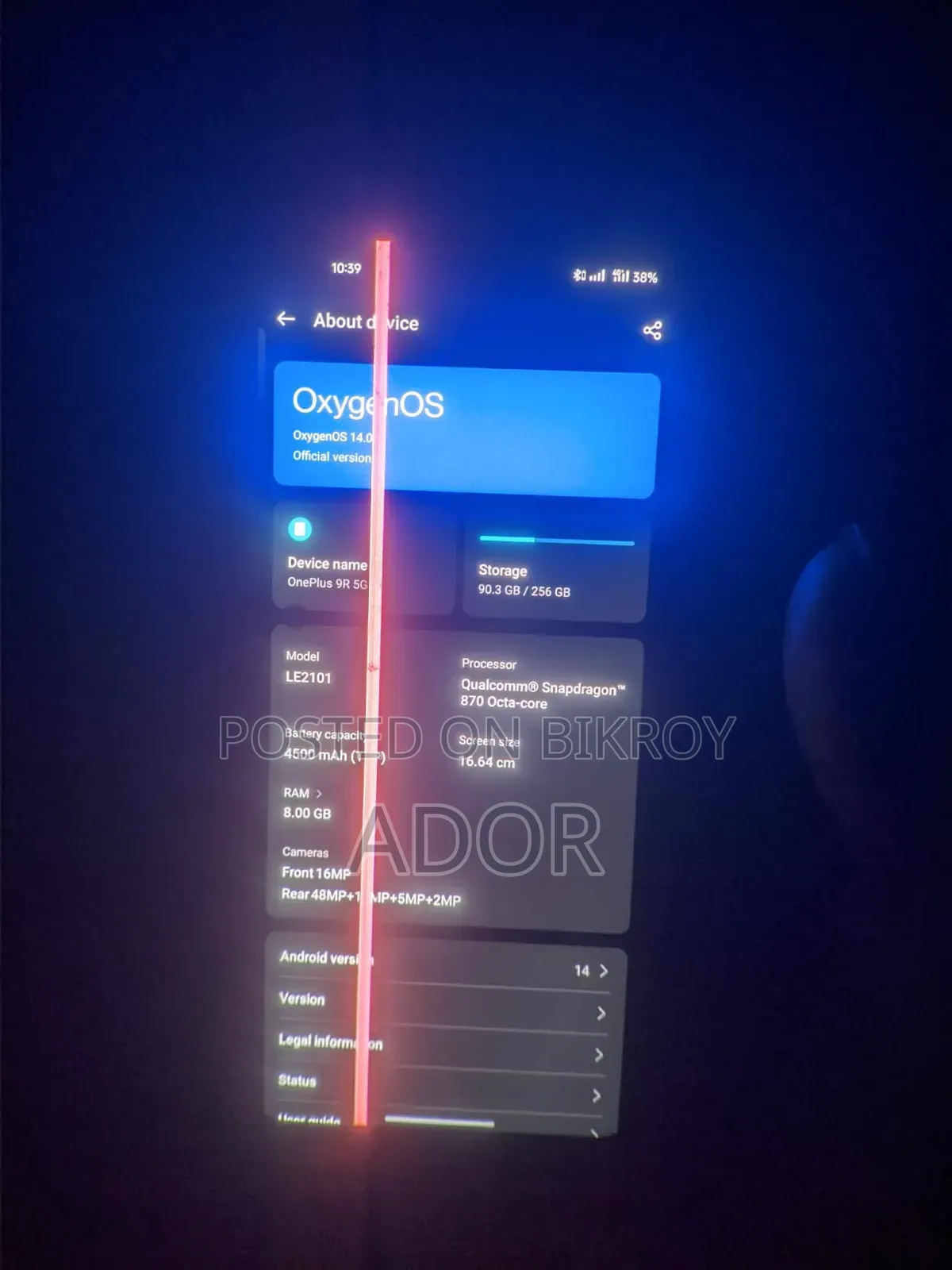 OnePlus 9R 256 GB