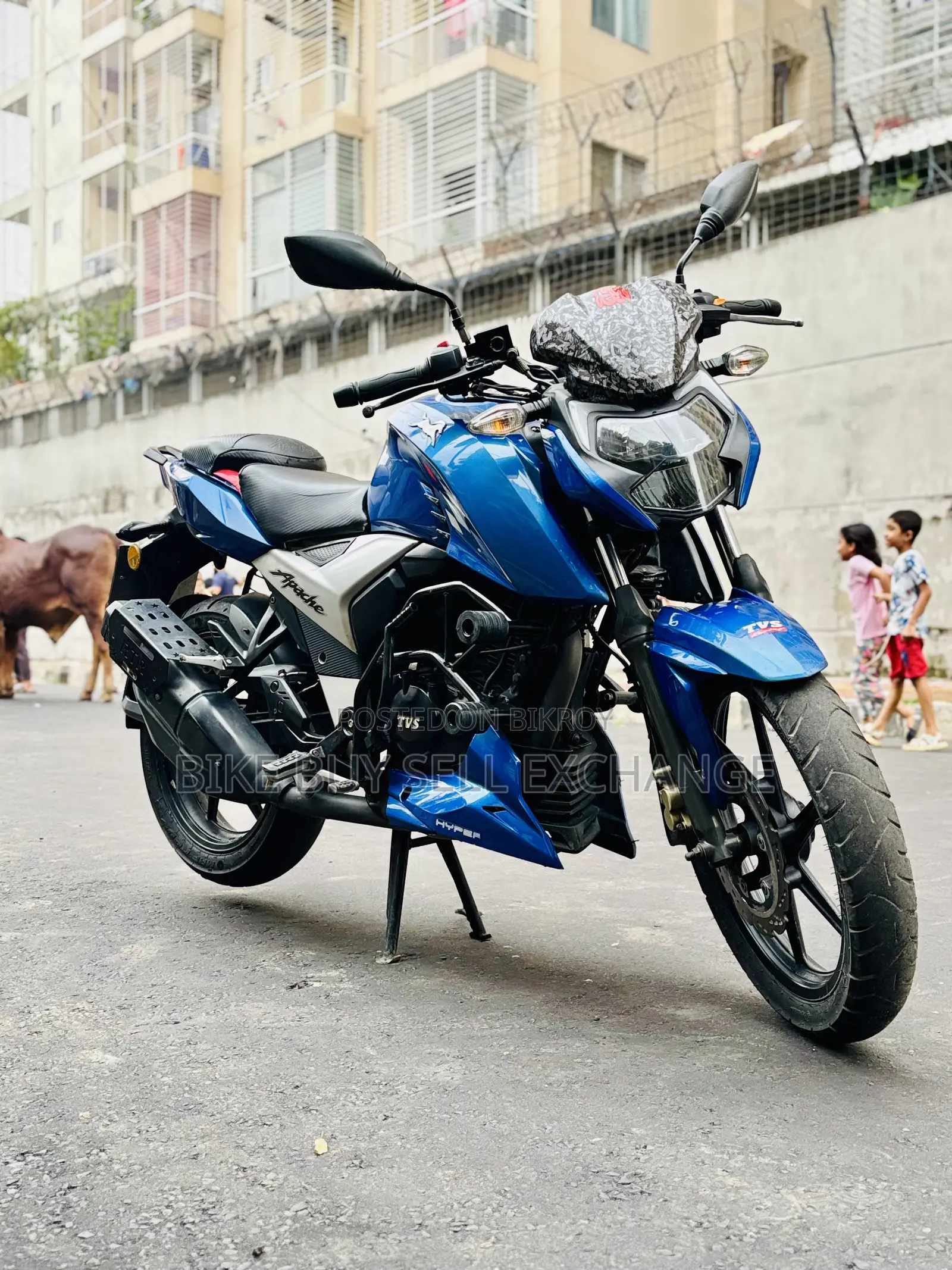 TVS Apache RTR 160 4V 2022 Blue