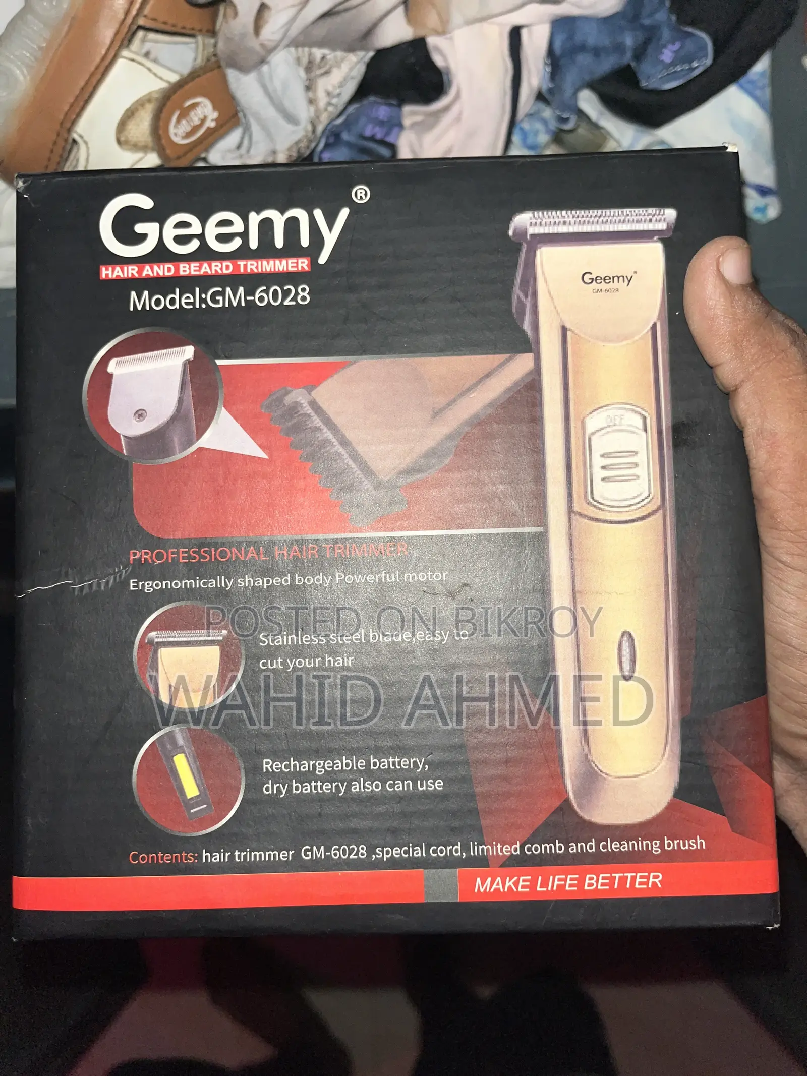 Geemy Hair and Beard Trimmer