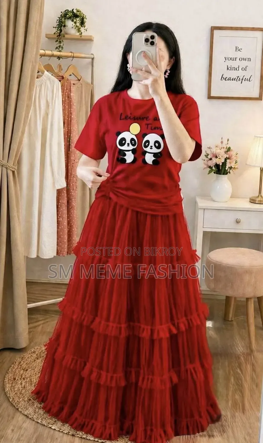 Tshirt and Skirt Set