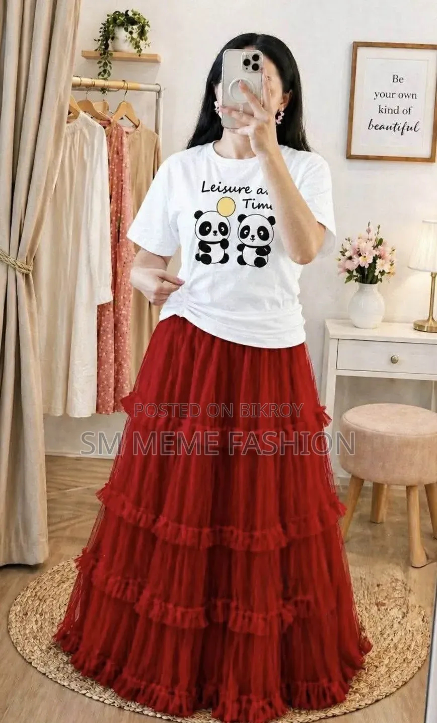 Tshirt and Skirt Set