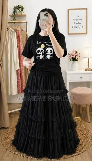 Tshirt and Skirt Set
