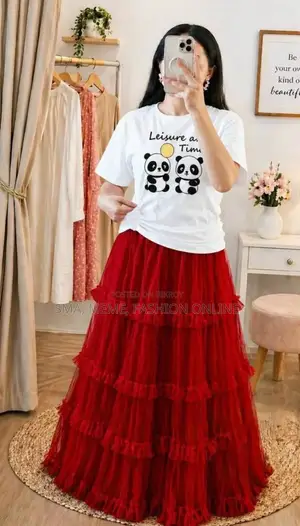 Tshirt and Skirt Set