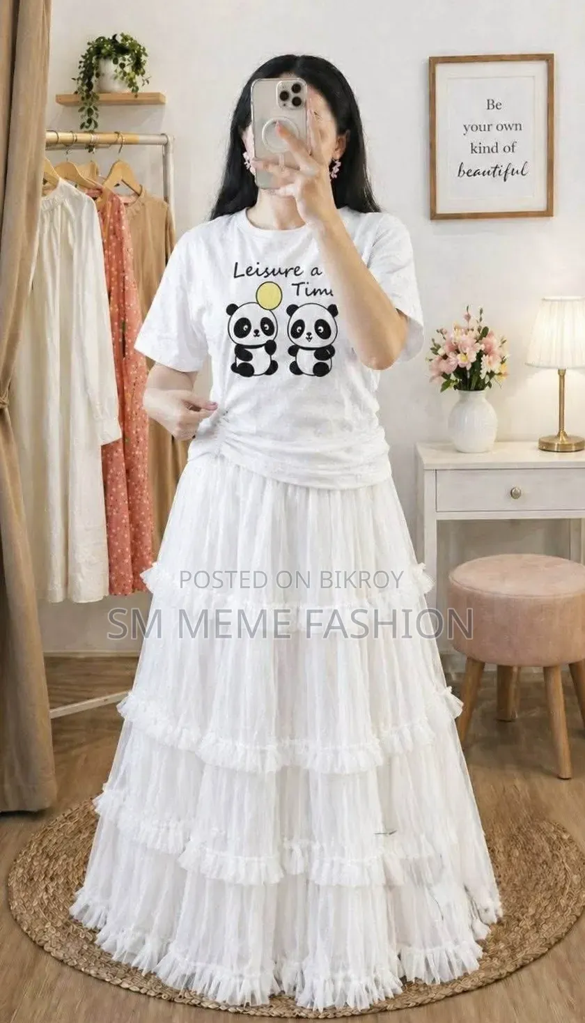 Tshirt and Skirt Set