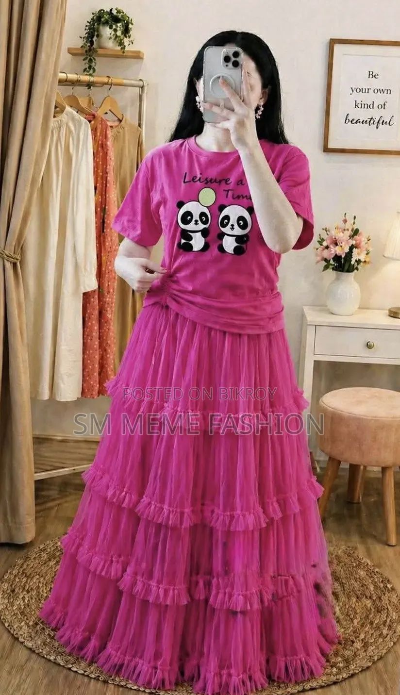 Tshirt and Skirt Set