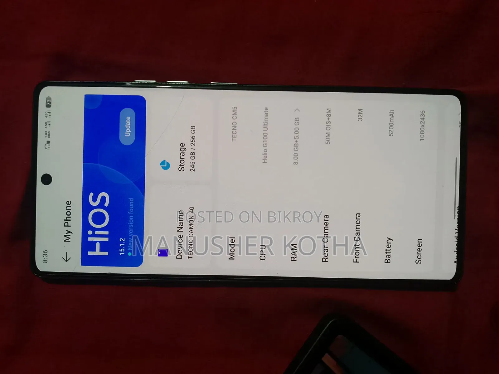 Tecno Camon 40 256 GB Black
