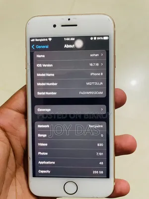 Apple iPhone 8 256 GB Rose Gold