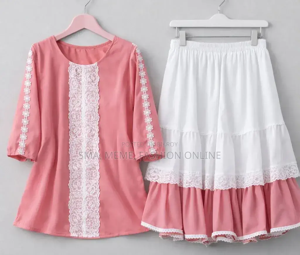 Trendy Ladies Tops and Skirt Set