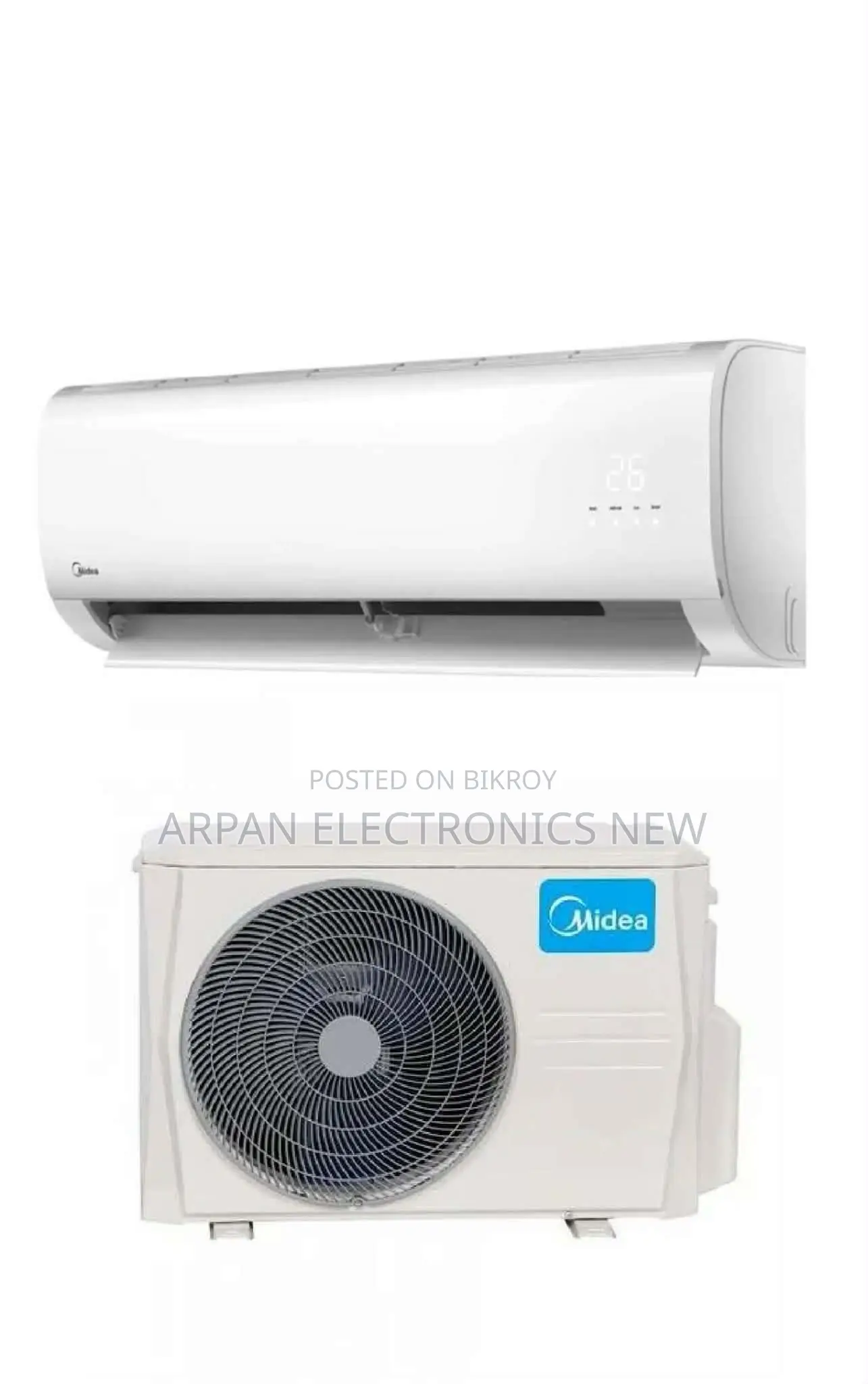 Midea স্প্লিট-টাইপ ১.৫ টন এয়ার কন্ডিশন বিদ্যুৎ সাশ্রয়ী পারফরম্যান্স