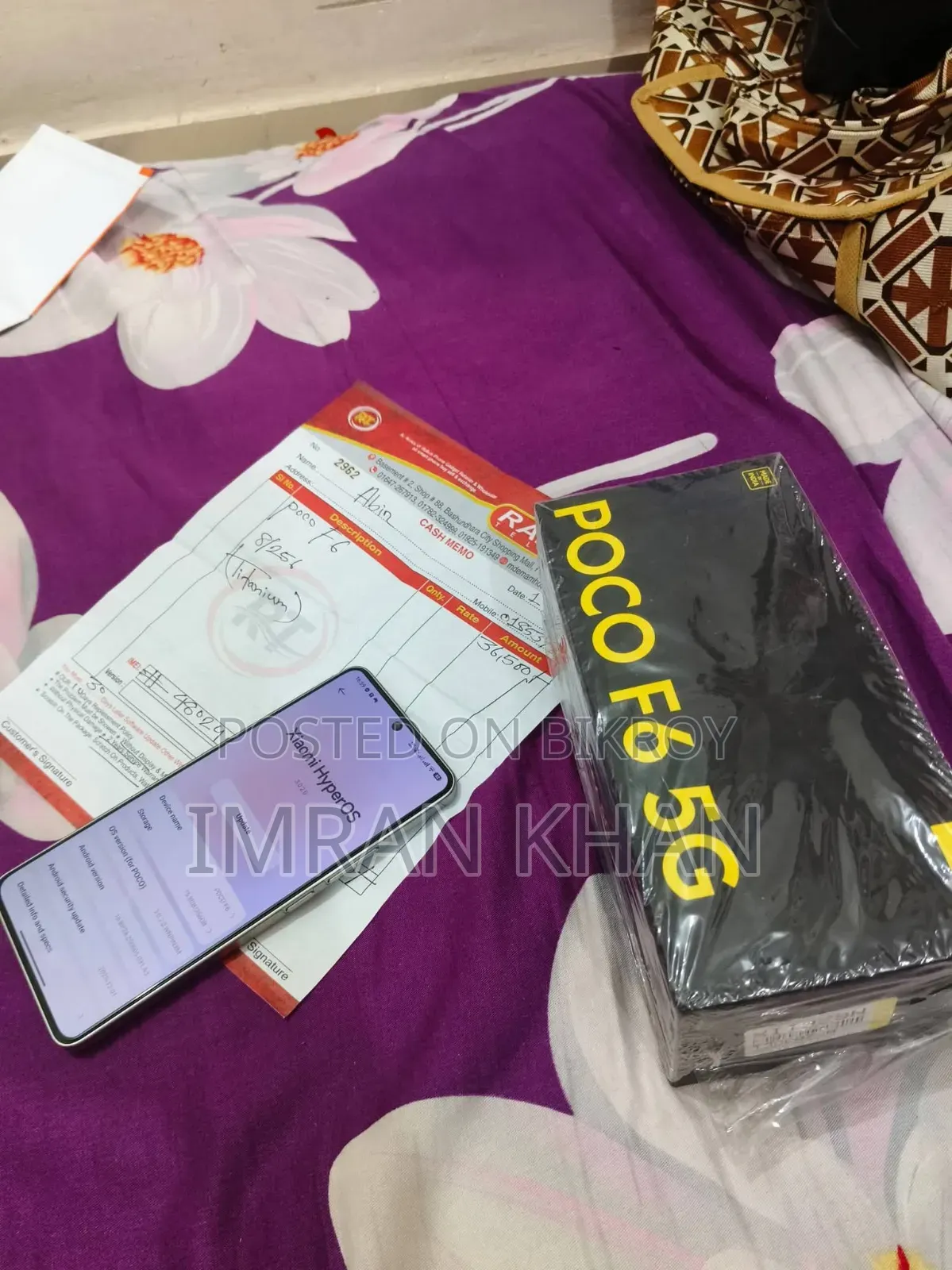 Xiaomi Poco F6 256 GB Gold