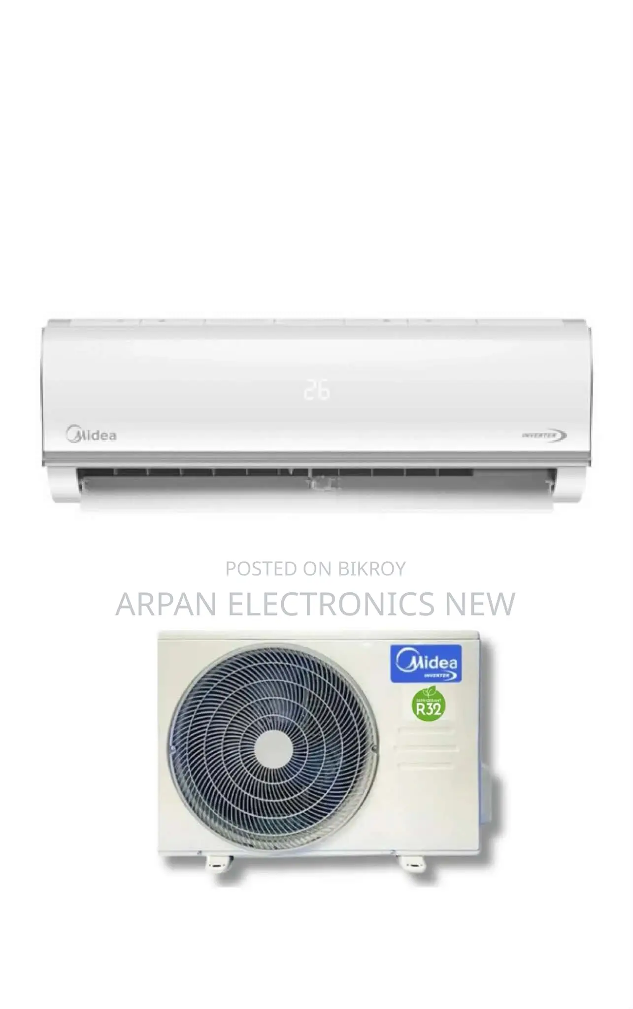 Midea Triple Inverter Technology 1.5 Ton Split-Type Ac