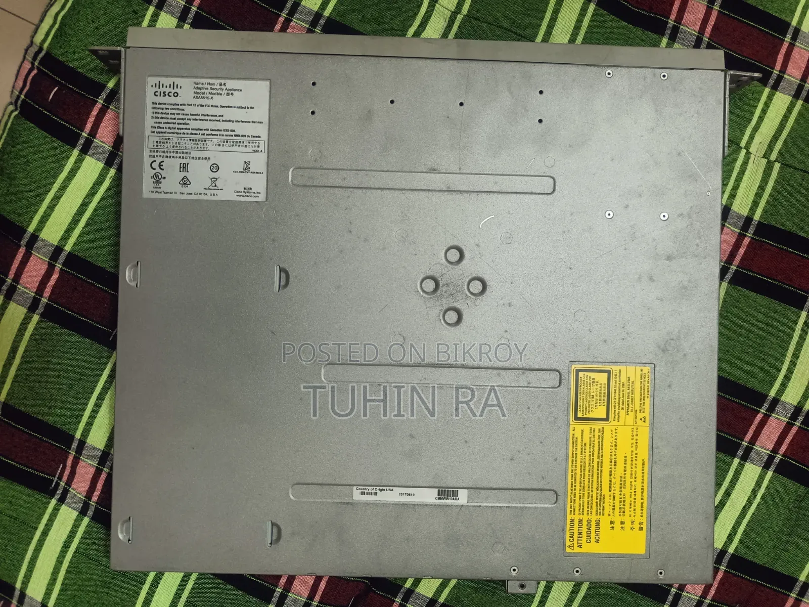 2 Units Device Coat ProxySG PS12000 L500M Cisco ASA 5515-X Adaptive Security