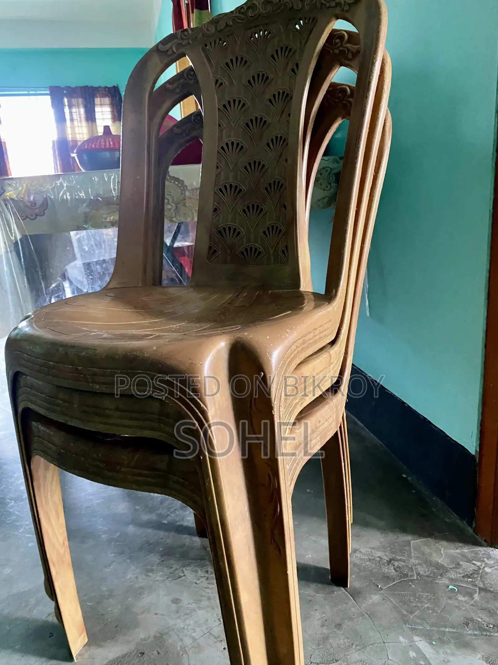 ৪ পিস প্লাস্টিক চেয়ার (RFL)