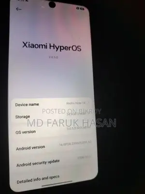 Xiaomi Redmi Note 14 4G 256 GB Green