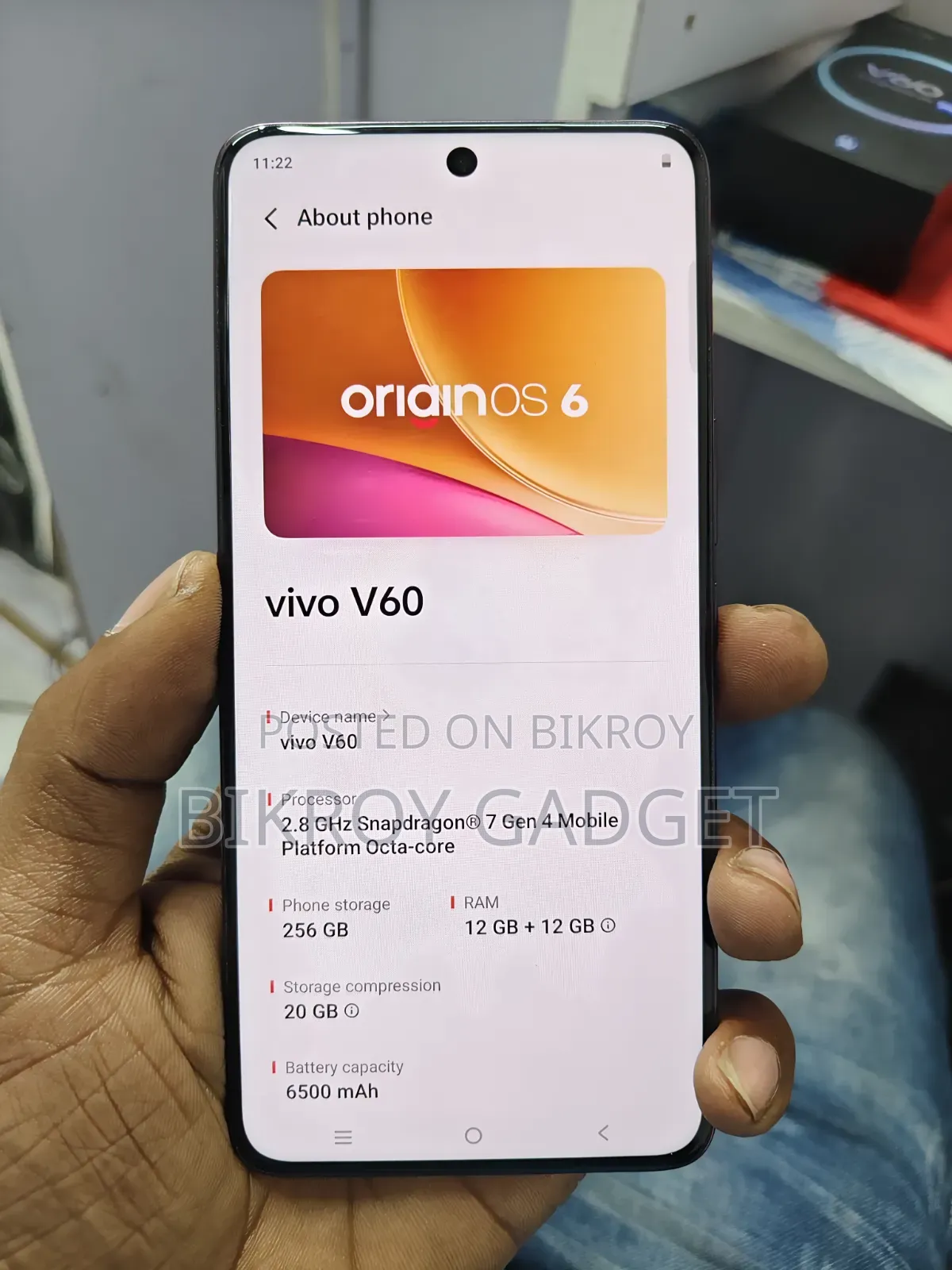 Vivo V60 256 GB Purple