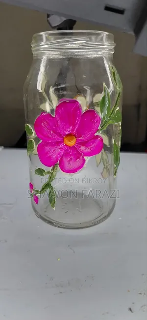 Textured 3D Art Bottle