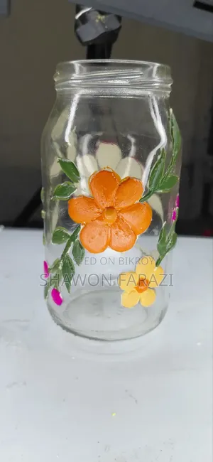 Textured 3D Art Bottle