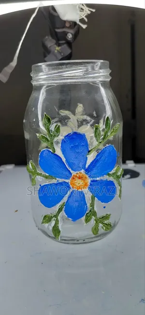 Textured 3D Art Bottle