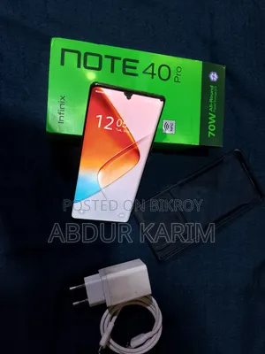 ইনফিনিক্স নোট ৪০ প্রো ২৫৬ জিবি গোল্ড