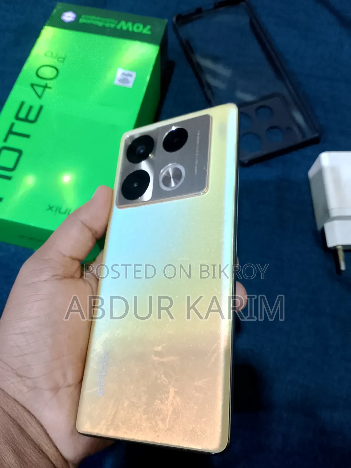 ইনফিনিক্স নোট ৪০ প্রো ২৫৬ জিবি গোল্ড