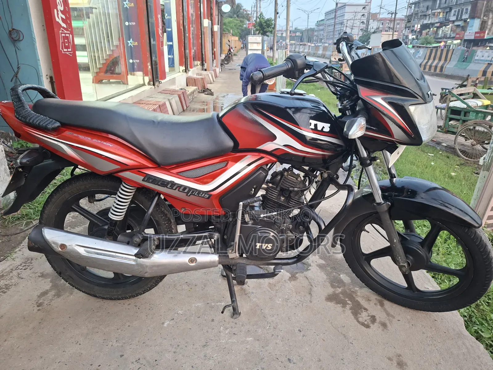 TVS Metro Plus 2018 Red