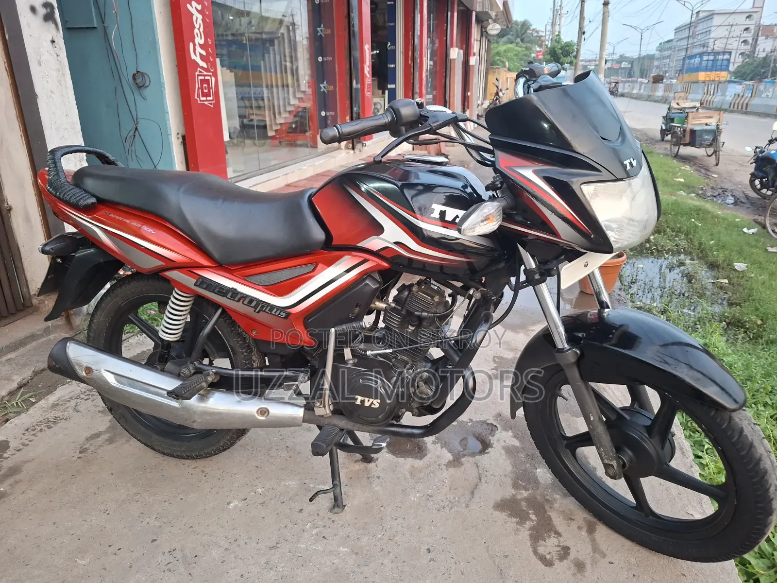 TVS Metro Plus 2018 Red