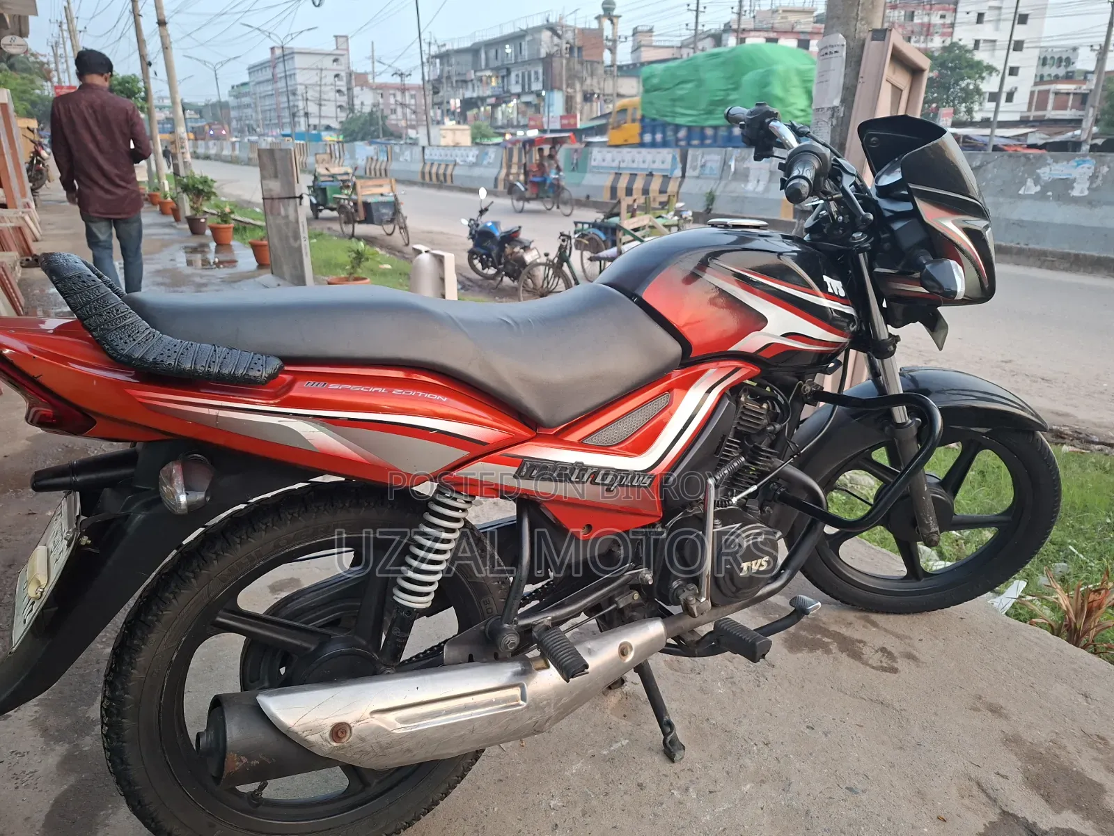 TVS Metro Plus 2018 Red