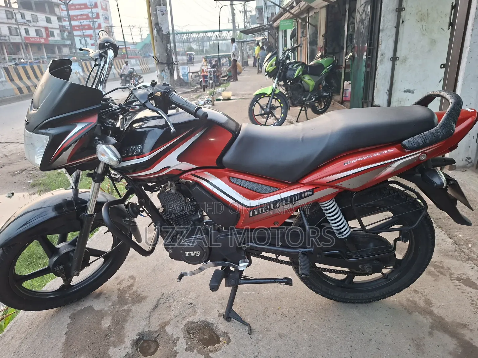 TVS Metro Plus 2018 Red